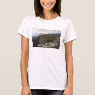 Der Wald von Valdoniello, Korsika, 1869 (Öl auf c T-Shirt