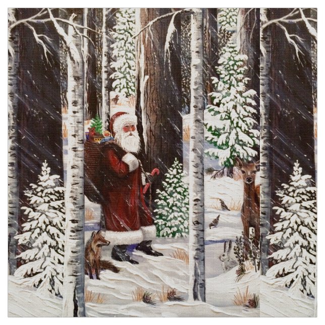 Der Waldbesucher 3 Stoff (Muster)