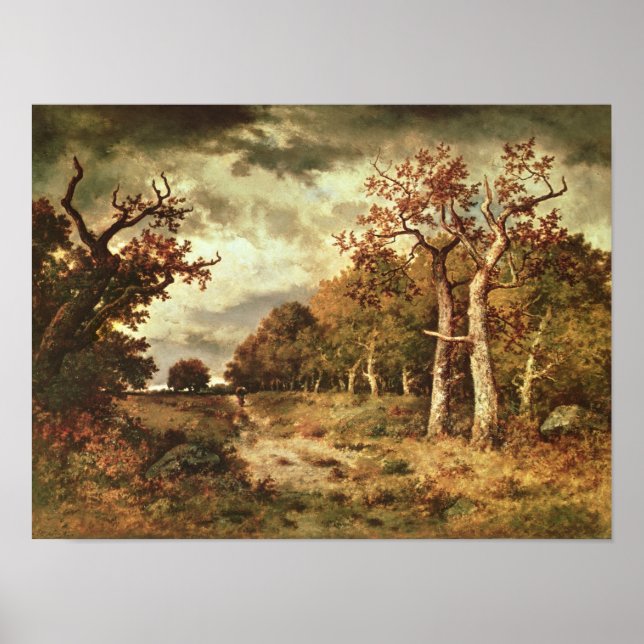 Der Waldrand von 1871 Poster (Vorne)