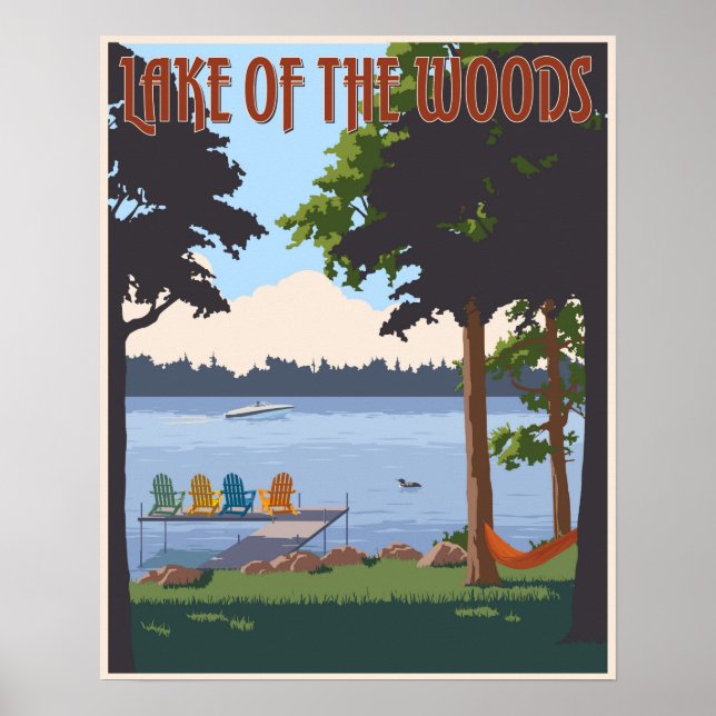 Der Waldsee Poster (Vorne)