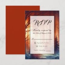 Der Waldzauber fallender Blätter