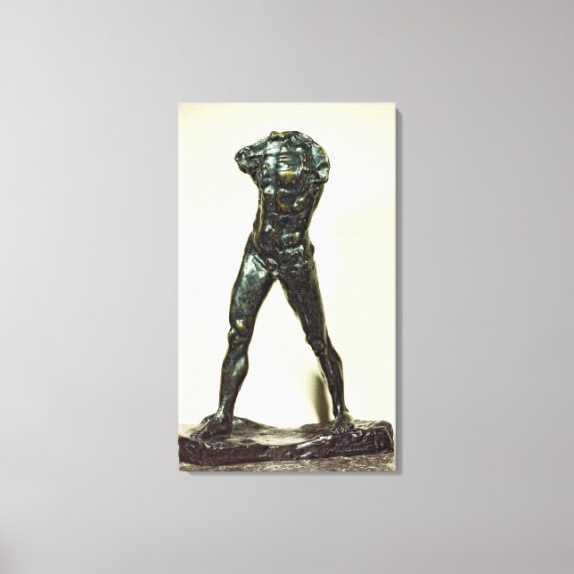 Der Walking Man, 1877 (Bronze) Leinwanddruck (Vorderseite)