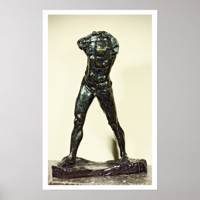 Der Walking Man, 1877 (Bronze) Poster (Vorne)
