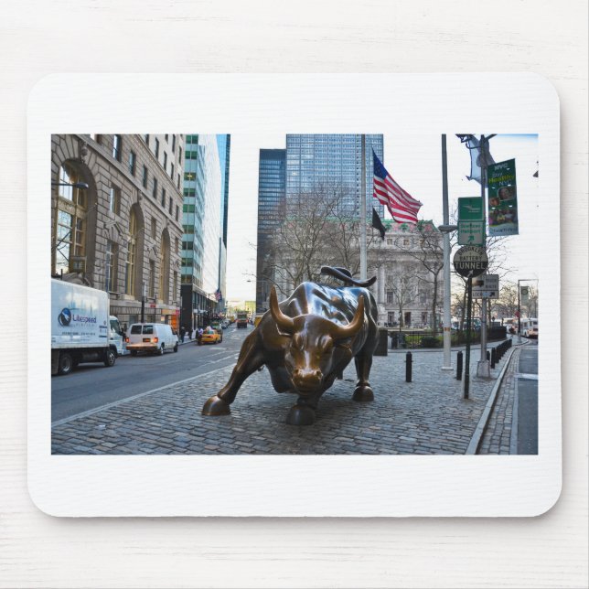 Der Wall St Bull Mousepad (Vorne)