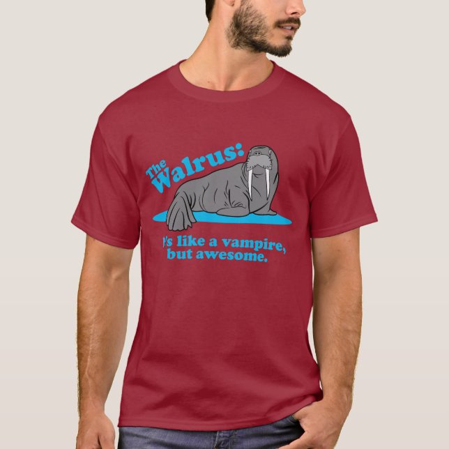 Der Walross-Vampir T-Shirt (Vorderseite)