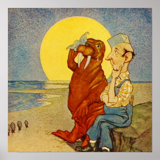 Der Walrus und der Carpenter Poster (Vorne)