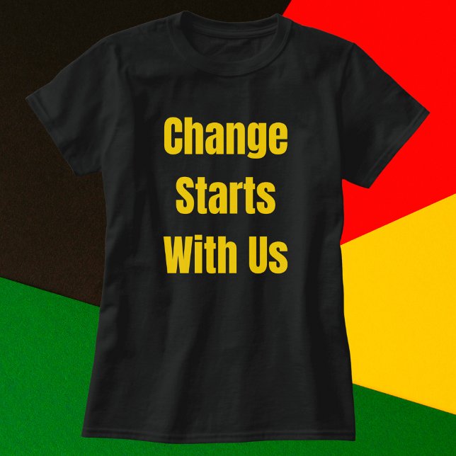 Der Wandel beginnt mit unserer Inspiration T-Shirt (Von Creator hochgeladen)