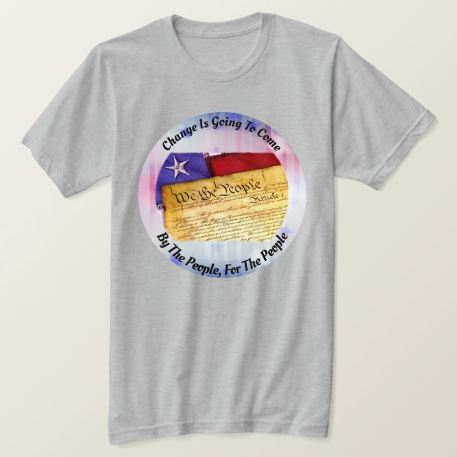 Der Wandel kommt - von und für die Menschen T-Shirt (Design vorne)