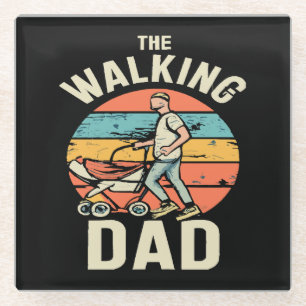 der wandelnde Vater Glasuntersetzer