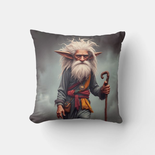 Der Wanderelf-Assistent Kissen (Vorderseite)