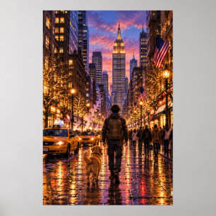 Der Wanderer New York Poster