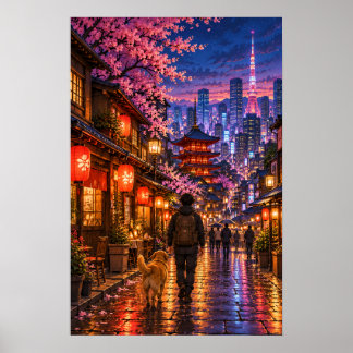 Der Wanderer Tokio Poster