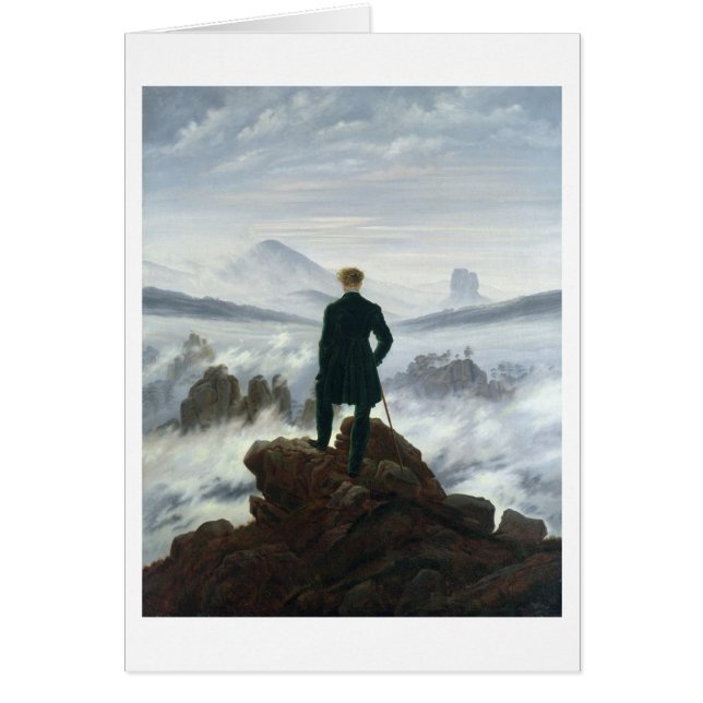 Der Wanderer über dem Meer von Nebel, 1818 (Vorne)