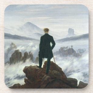 Der Wanderer über dem Meer von Nebel, 1818 Getränkeuntersetzer