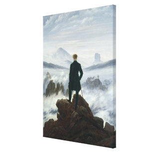 Der Wanderer über dem Meer von Nebel, 1818 Leinwanddruck