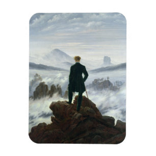 Der Wanderer über dem Nebel-Meer, 1818 Magnet