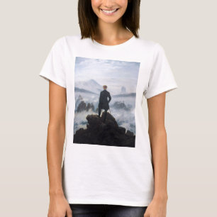 Der Wanderer über dem Nebel von Caspar David T-Shirt