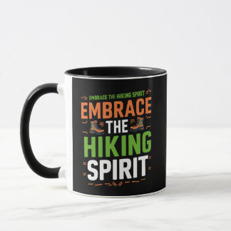 Der Wandergeist in Schwarz verkörpern Tasse