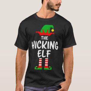 Der wandernde Elf passende Familien-Weihnachten T-Shirt