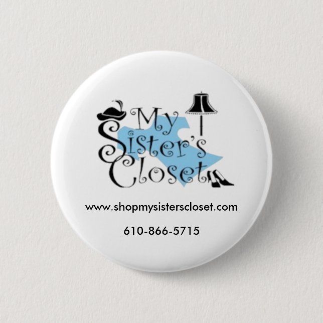 Der Wandschrank meiner Schwester Button (Vorderseite)