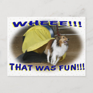 Der war Spaß Postkarte