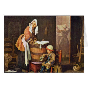 Der Washerwoman, durch Chardin Jean-Baptiste
