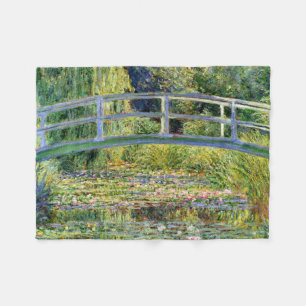 Der Wasser-Lilie Teich durch Monet schöne Kunst Fleecedecke