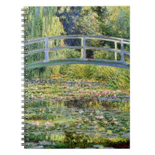 Der Wasser-Lilie Teich durch Monet schöne Kunst Notizblock