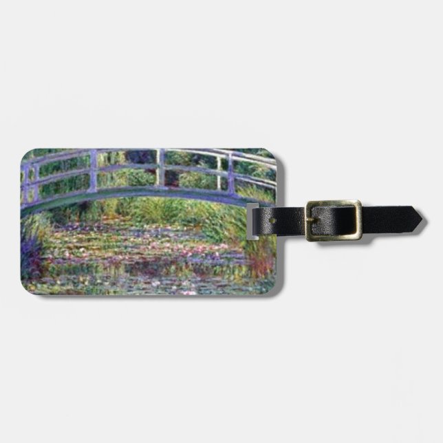 Der Wasser-Lilien-Teich durch Claude Monet Gepäckanhänger (Vorderseite horizontal)
