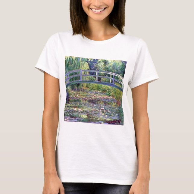 Der Wasser-Lilien-Teich durch Claude Monet T-Shirt (Vorderseite)