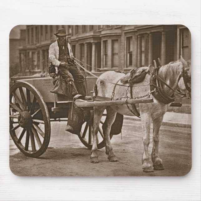 Der Wasser-Wagen, "vom Straßen-Leben in London", Mousepad (Vorne)