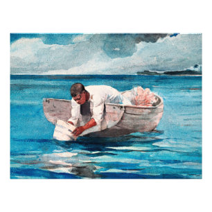Der Wasserfächer, berühmtes Kunstwerk von Winslow  Fotodruck