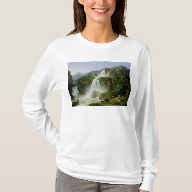Der Wasserfall bei Tivoli, 1785 T-Shirt (Vorderseite)