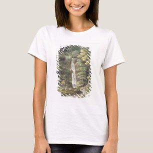 Der Wasserfall der Kaskade im Hestercombe Gardens T-Shirt