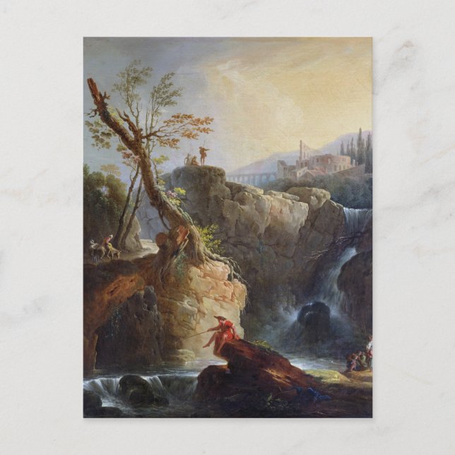 Der Wasserfall von 1773 Postkarte (Vorderseite)