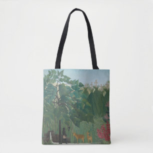 Der Wasserfall von Henri Rousseau, Vintage Kunst