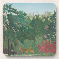 Der Wasserfall von Henri Rousseau, Vintage Kunst