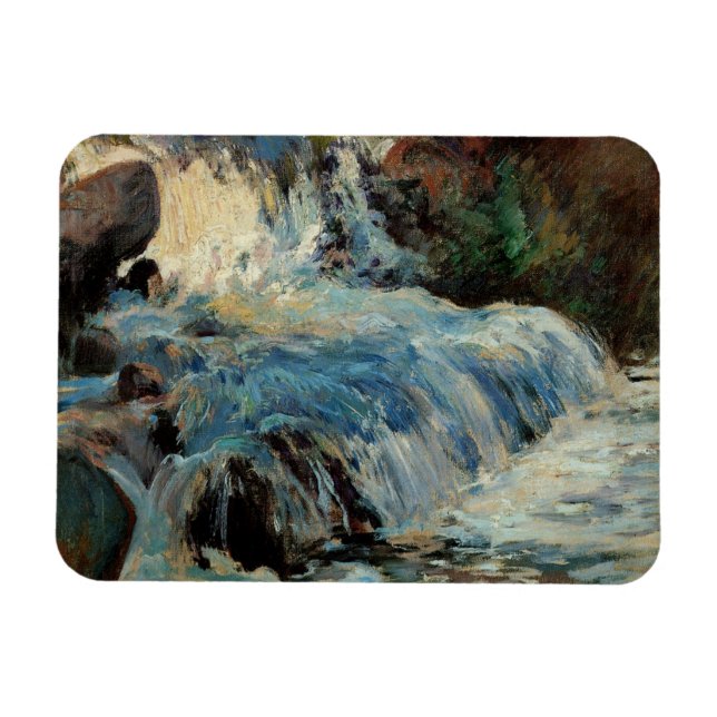Der Wasserfall von John Henry Twachtman Magnet (Horizontal)