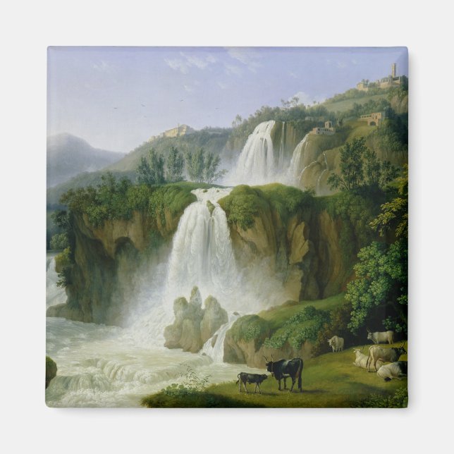 Der Wasserfall von Tivoli, 1785 Magnet (Vorne)