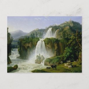 Der Wasserfall von Tivoli, 1785 Postkarte