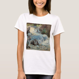 Der Wasserfall von Twachtman, Vintage-Impressionis T-Shirt