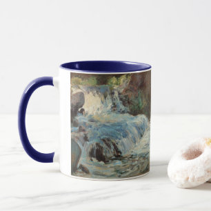 Der Wasserfall von Twachtman, Vintage-Impressionis Tasse