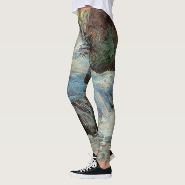 Der Wasserfall von Twachtman, Vintager Impressioni Leggings (Links)