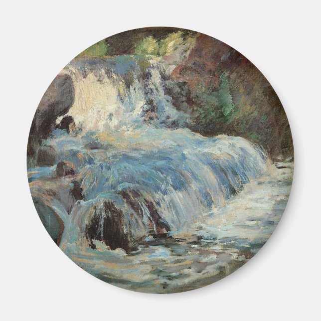 Der Wasserfall von Twachtman, Vintager Impressioni Magnet (Vorne)