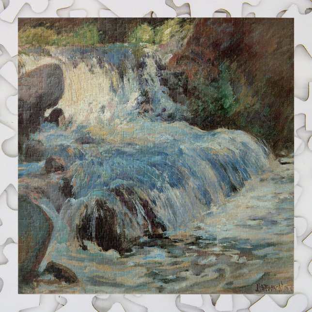 Der Wasserfall von Twachtman, Vintager Impressioni Puzzle (Von Creator hochgeladen)