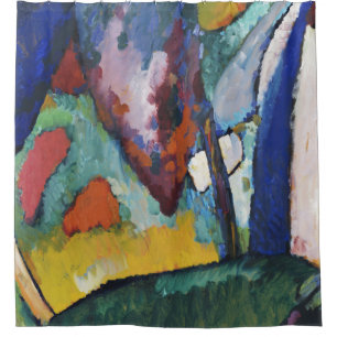 Der Wasserfall - Wassily Kandinsky Duschvorhang