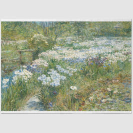 Der Wassergarten (von Childe Hassam) Seidenpapier
