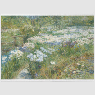 Der Wassergarten (von Childe Hassam) Seidenpapier