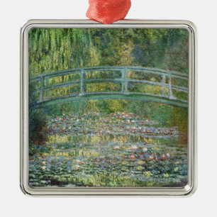 Der Wasserhühnerteich Vintage französische Maler Ornament Aus Metall