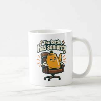 Der Wasserkocher hat das Sagen - Lustiges Büro Kaffeetasse